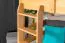 Etagenbett für Kinder 90 x 190 cm | Massivholz: Buche | Natur Lackiert | umbaubar in 2 Einzelbetten | inkl. Rollroste Abbildung