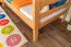 Etagenbett für Kinder 90 x 200 cm | Massivholz: Buche | Natur Lackiert | umbaubar in 2 Einzelbetten | inkl. Rollroste Abbildung
