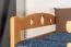 Etagenbett für Kinder 90 x 190 cm | Massivholz: Buche | Natur Lackiert | umbaubar in 2 Einzelbetten | inkl. Rollroste Abbildung