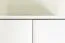 Kleiderschrank | 2 Drehtüren | 1 Schublade | 8 Fächer | mit Kleiderstange | 50 cm breit | Farbe: Weiß Abbildung