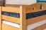 Etagenbett für Kinder 90 x 190 cm | Massivholz: Buche | Natur Lackiert | umbaubar in 2 Einzelbetten | inkl. Rollroste Abbildung