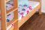 Etagenbett für Kinder 90 x 200 cm | Massivholz: Buche | Natur Lackiert | umbaubar in 2 Einzelbetten | inkl. Rollroste Abbildung