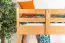 Etagenbett für Kinder 90 x 190 cm | Massivholz: Buche | Natur Lackiert | umbaubar in 2 Einzelbetten | inkl. Rollroste Abbildung