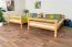 Etagenbett für Kinder 140 x 200 cm | Massivholz: Buche | Natur Lackiert | umbaubar in 2 Einzelbetten | inkl. Rollroste Abbildung