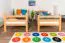 Etagenbett für Kinder 90 x 200 cm | Massivholz: Buche | Natur Lackiert | umbaubar in 2 Einzelbetten | inkl. Rollroste Abbildung