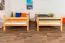Stockbett für Jugendliche 120 x 200 cm | Massivholz: Buche | Natur Lackiert | umbaubar in 2 Einzelbetten | inkl. Rollroste Abbildung