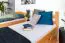 Etagenbett mit Stauraum / 2 Schubladen für Jugendliche 90 x 200 cm | Massivholz: Buche | Natur Lackiert | umbaubar in 2 Einzelbetten | Premium-Qualität | inkl. Rollroste Abbildung