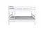 Weißes Stockbett 160 x 190 cm | Massivholz: Buche | umbaubar in zwei Einzelbetten | inkl. Rollroste Abbildung