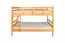 Etagenbett für Kinder 140 x 200 cm | Massivholz: Buche | Natur Lackiert | umbaubar in 2 Einzelbetten | inkl. Rollroste Abbildung