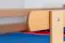 90 x 200 cm Etagenbett mit Stauraum / 2 Schubladen für Kinder Massivholz: Buche | Natur Lackiert | umbaubar in 2 Einzelbetten | Premium-Qualität | inkl. Rollroste Abbildung
