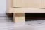 Kleiderschrank | 5 Drehtüren | 4 Schubladen | 12 Fächer | 121 cm breit | Massivholz | Farbe: Natur Abbildung