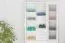Kleiderschrank | 5 Drehtüren | 4 Schubladen | 12 Fächer | 121 cm breit | Massivholz | Farbe: Weiß Abbildung