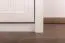 Kleiderschrank | 4 Drehtüren | Keine Schublade | 10 Fächer | mit Kleiderstange | 171 cm breit | Farbe: Weiß Abbildung
