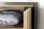 Schmaler 80 cm breiter Kleiderschrank mit 2 Türen | Farbe: Braun Abbildung