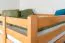 Doppelbett-Etagenbett für bis zu 4 Personen160 x 200 cm | Massivholz: Buche | Natur Lackiert | umbaubar in zwei Einzelbetten | Premium-Qualität | inkl. Rollroste Abbildung