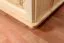 160 cm breiter Kleiderschrank mit 4 Türen, 9 Fächern und 2 Schubladen aus Massiv-Holz | Farbe: Natur | Tiefe: 60 cm Abbildung