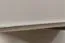Kleiderschrank | 3 Drehtüren | 2 Schubladen | 5 Fächer | mit Kleiderstange | 135 cm breit | Massivholz | Farbe: Weiß Abbildung