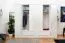 Großer Kleiderschrank | 6 Drehtüren | 4 Schubladen | 8 Fächer | mit 4 Kleiderstangen | 277 cm breit | Farbe: Weiß Abbildung