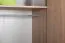 82 cm breiter Kleiderschrank mit 2 Türen | Farbe: Braun Abbildung