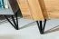 Kleiderschrank | 2 Drehtüren | 2 Schublade | 2 Fächer | mit Kleiderstange | 90 cm breit | Farbe: Eiche Abbildung