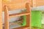 Etagenbett für Kinder 90 x 200 cm | Massivholz: Buche | Natur Lackiert | umbaubar in 2 Einzelbetten | inkl. Rollroste Abbildung