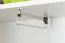 Schmaler 80 cm breiter Kleiderschrank mit 2 Türen | Farbe: Weiß Abbildung