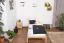 Massivholzbett Kiefer 90 x 200 cm Natur mit Lattenrost Abbildung