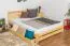Holzbett 160 x 200 cm Kiefer massiv Natur Abbildung