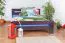 Massivholz Bettgestell Buche 160 x 200 cm Schokobraun Abbildung