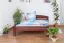 Bett 160 x 200 cm Buche Dunkelbraun Abbildung