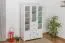 Kiefer-Kleiderschrank A-Qualität Weiß 195x121x50 cm Abbildung