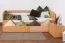 Ausziehbett 90 x 200 cm Buche Natur mit 2 Schublade(n) Abbildung
