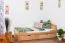 Buche Bett mit Schublade 90 x 200 cm Natur Abbildung