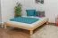 Massivholz Bettgestell Kiefer 160 x 200 cm Natur Abbildung