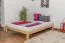 Massivholzbett Kiefer 160 x 200 cm Natur Abbildung