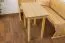 Esszimmertisch Esstisch 50x80 cm, Farbe: Natur Abbildung