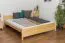 Kiefer Bett 180 x 200 cm Natur Abbildung