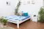 Buche Bett 180 x 200 cm Weiß Abbildung