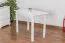 Tisch 60x100 cm Kiefer massiv, Farbe: Weiß Abbildung