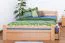 Buche Massivholz Bettgestell 160 x 200 cm Natur Abbildung