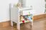 Nachttisch Weiß 45x34x29 (HxBxT) Kiefer massiv Abbildung