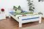 Buche Bett 140 x 200 cm Weiß Abbildung