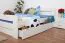 Bett Buche 160 x 200 cm Weiß Abbildung