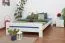 Massivholzbett Buche 160 x 200 cm Weiß Abbildung