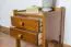 Nachttisch Eiche 185x40x33 (HxBxT) Kiefer massiv Abbildung