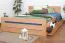 Bett 180 x 200 cm Buche massiv Natur Abbildung