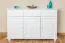 Sideboard mit 3 Schubladen, Farbe: Weiß, Breite: 121 cm - Küchenschrank, Anrichte, Sideboard Abbildung