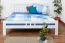 Bett 180 x 200 cm Buche massiv Weiß Abbildung