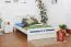 Holzbett Buche 140 x 200 cm Weiß Abbildung