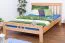 Bett Buche 140 x 200 cm Natur Abbildung
